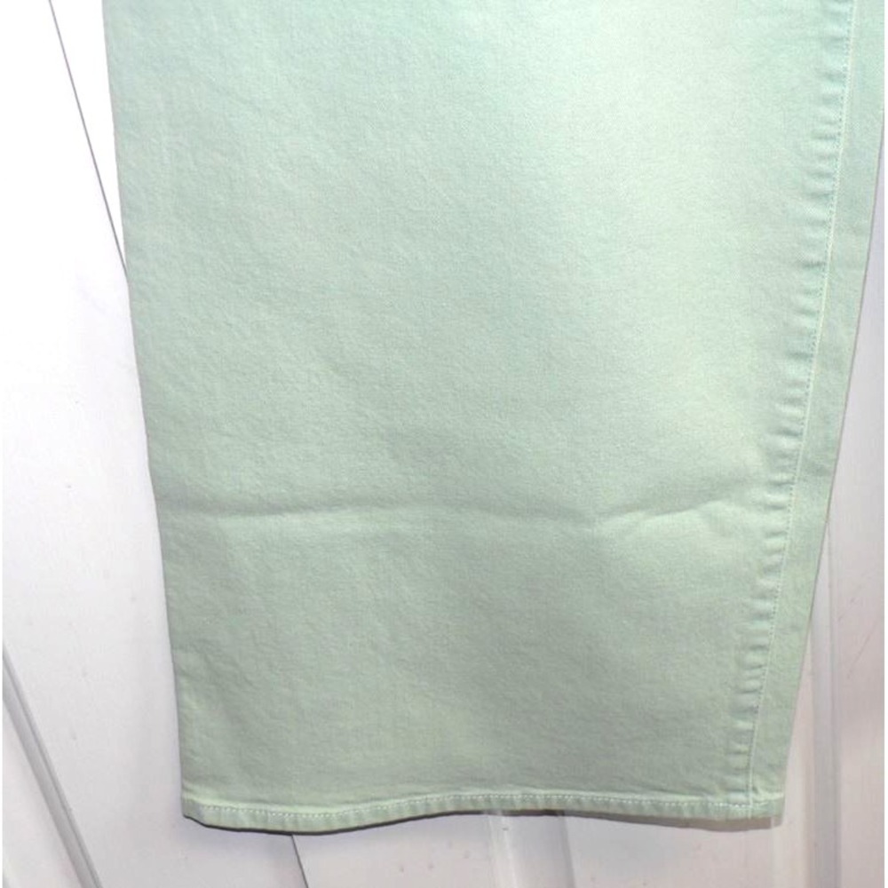 Universal Thread Women's High Rise Sailor Wide Leg Ankle Jeans in Green Size 12 - Picture 6 of 9